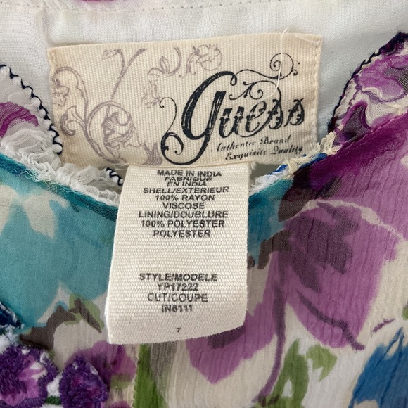 Guess floral dress - size 7 - Picture 3 of 4